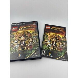 Playstation 2 Lego Indiana Jones The Original Adventure CASE & MANUAL ONLY